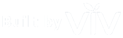 Built By Viv logo in white