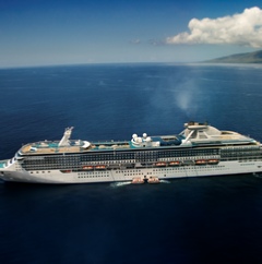 Cruise Ship Out to Sea