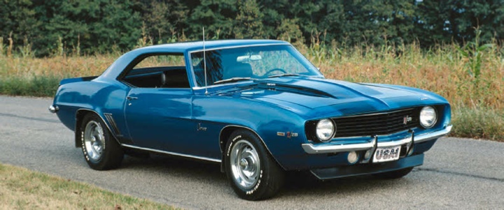 Blue Camaro SS