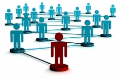 Man in Front of Others